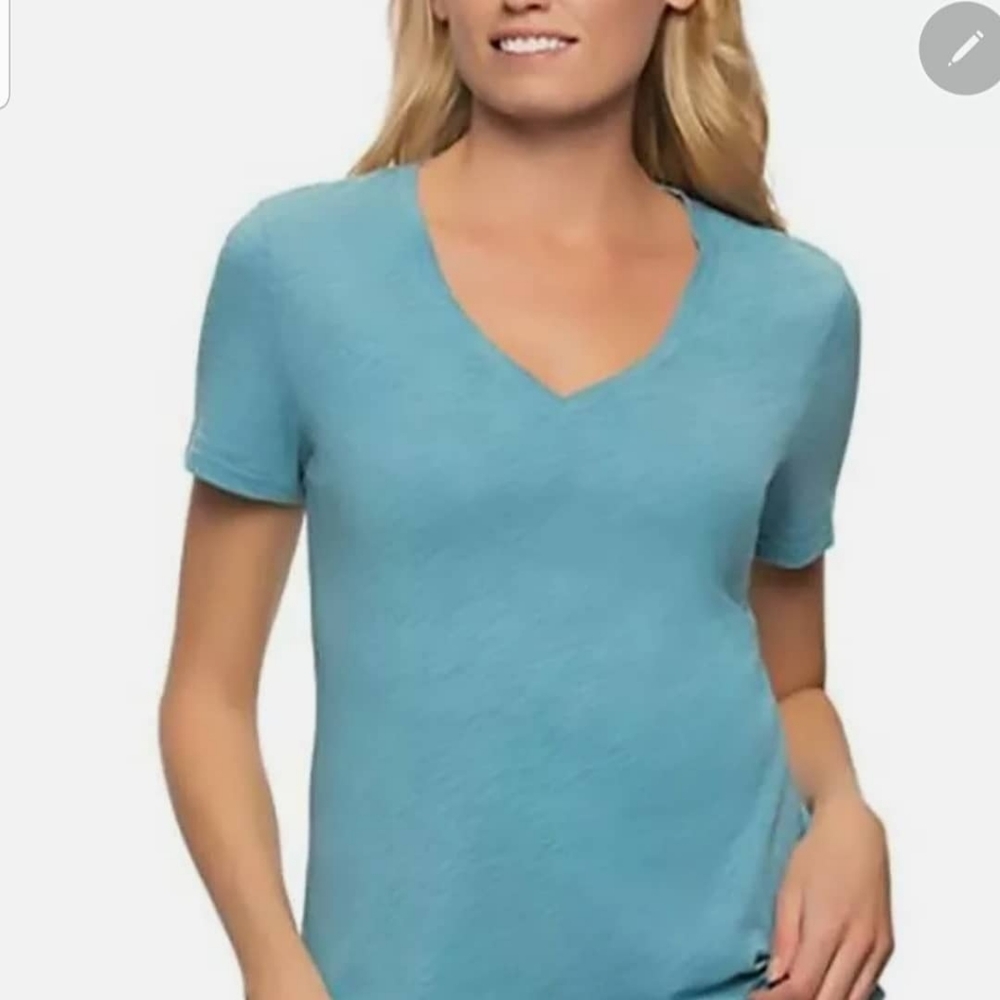 Felina Slub Jersey V-Neck t-shirt
